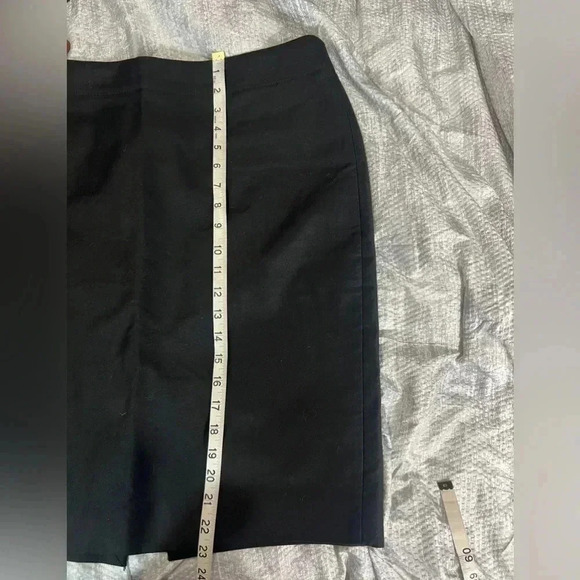 J.CREW BLACK PENCIL MIDI SKIRT - Picture 4 of 9